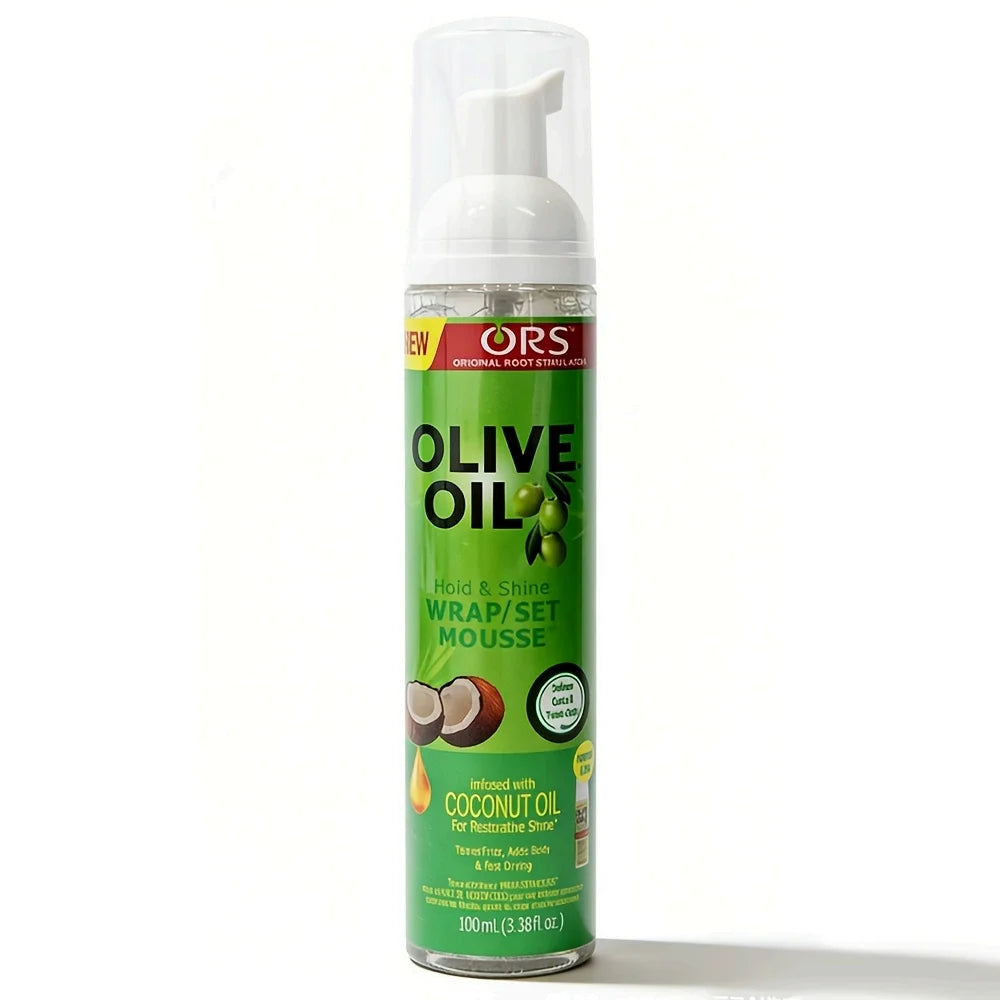 Curly Hair Mousse(100ml) For Wigs Strong Hold Olive Oil Hair Styling Mousse Anti-Frizz Hair Foam Mousse For Styling Hair Women