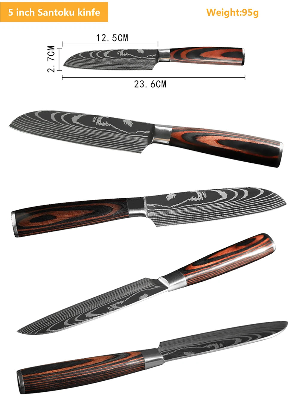 Professiona Japanese Chef Knife Kitchen Knives Santoku Slicing Utility Bread Meat Cleaver Butcher Stainless Steel Cooking Knife