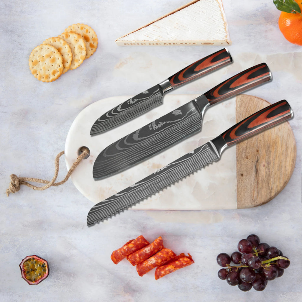 Japanese Stainless Steel Chef Knife Set