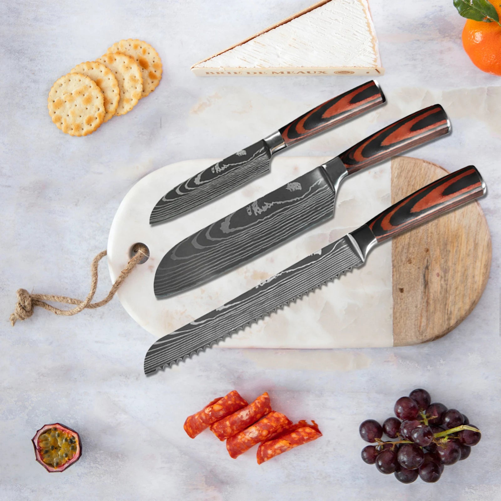 Japanese Stainless Steel Chef Knife Set