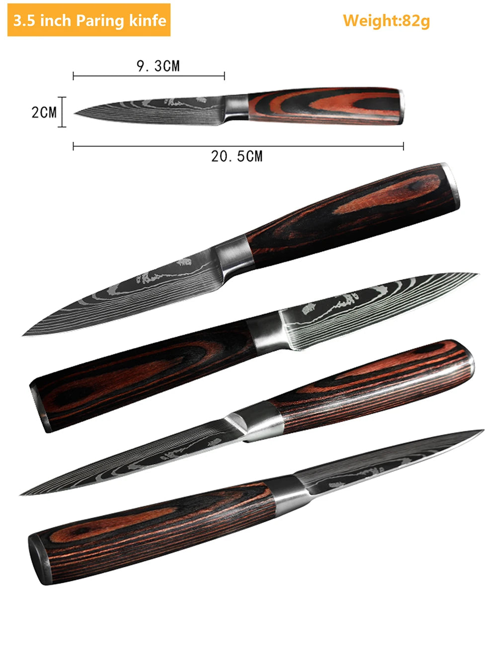Professiona Japanese Chef Knife Kitchen Knives Santoku Slicing Utility Bread Meat Cleaver Butcher Stainless Steel Cooking Knife