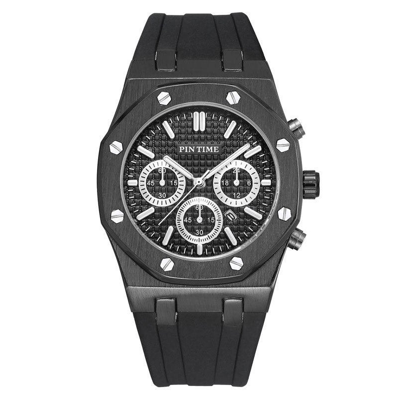 Men's Multi-Dial Sports Watch – Waterproof Fashion