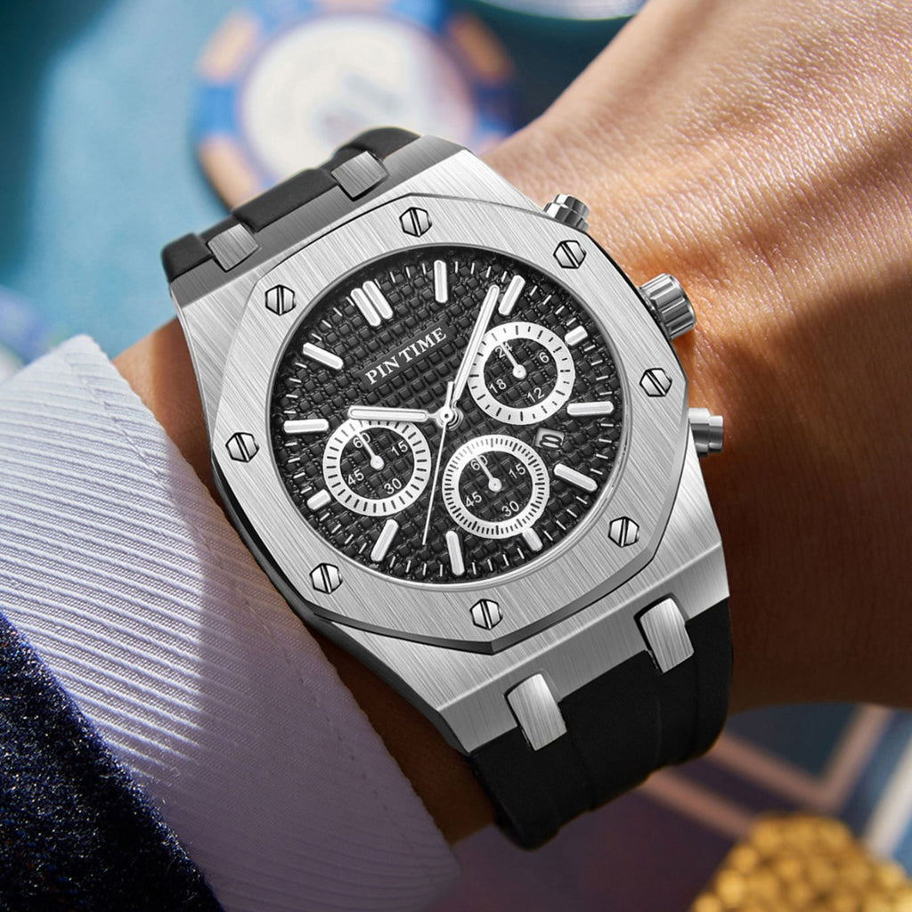 Men's Multi-Dial Sports Watch – Waterproof Fashion