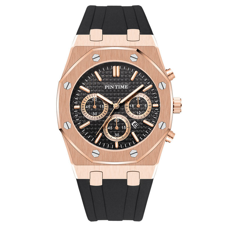 Men's Multi-Dial Sports Watch – Waterproof Fashion