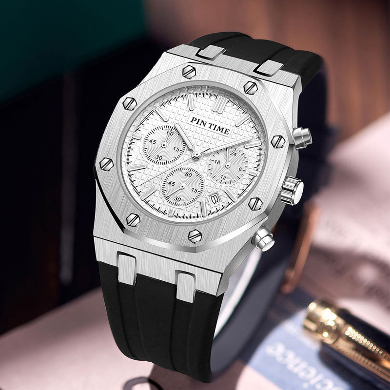 Men's Multi-Dial Sports Watch – Waterproof Fashion