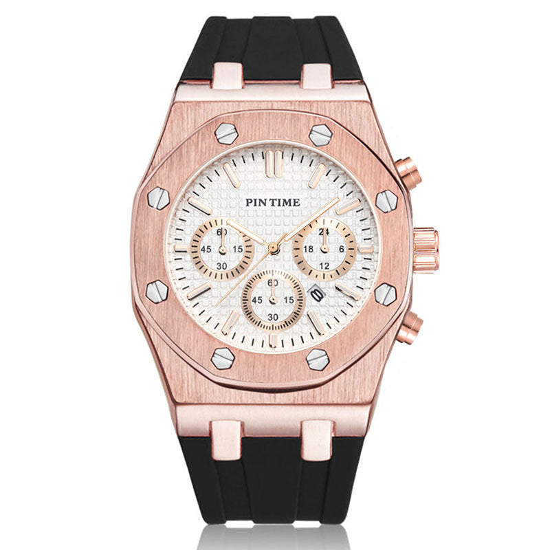 Men's Multi-Dial Sports Watch – Waterproof Fashion