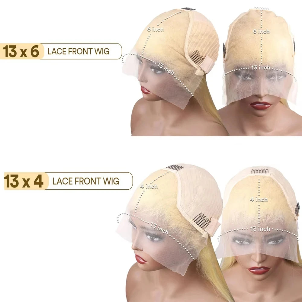 613 Blonde HD Lace Frontal Wig 30" Body Wave