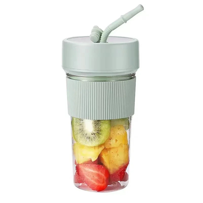 Portable Juicer Usb Rechargeable Wireless Mini Smoothie Blender Mixer Fruit Juice Maker Electric Juicer Machine Glass Cup