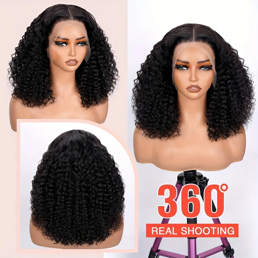 Deep Wave BOB Wig – 13x4 HD Lace Front, Glueless