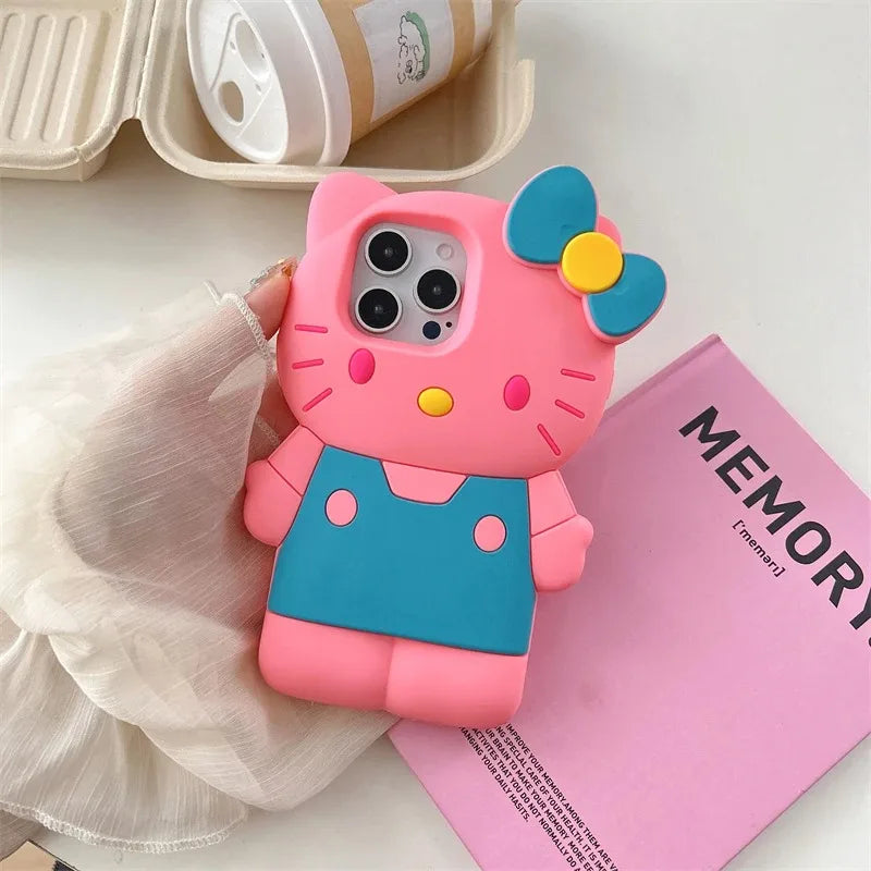 Sanrio Hello Kitty 3D Bow Silicone Phone Case