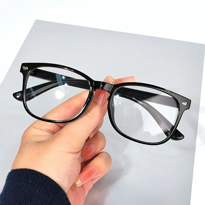 Y2K Leopard Print Clear Glasses – 3 Pack