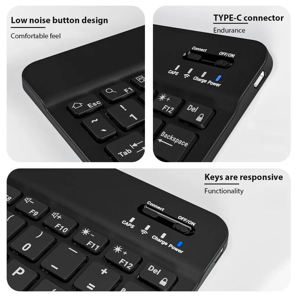 Mini Bluetooth Wireless Keyboard for Phone & Tablet