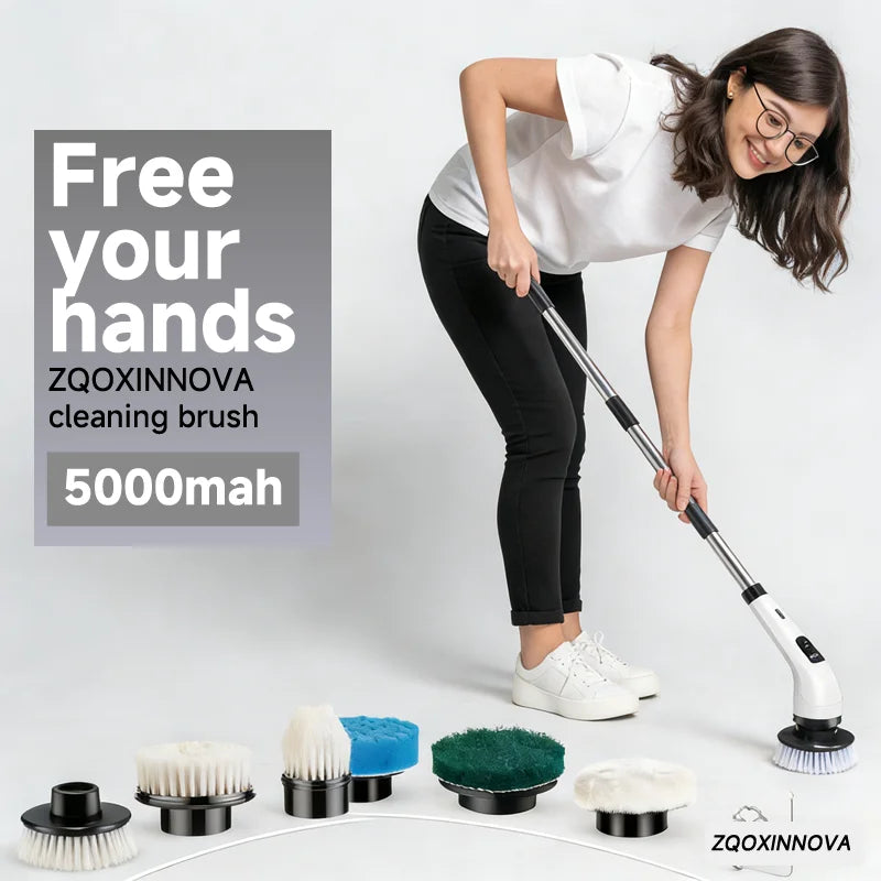 Cordless Electric Spin Scrubber