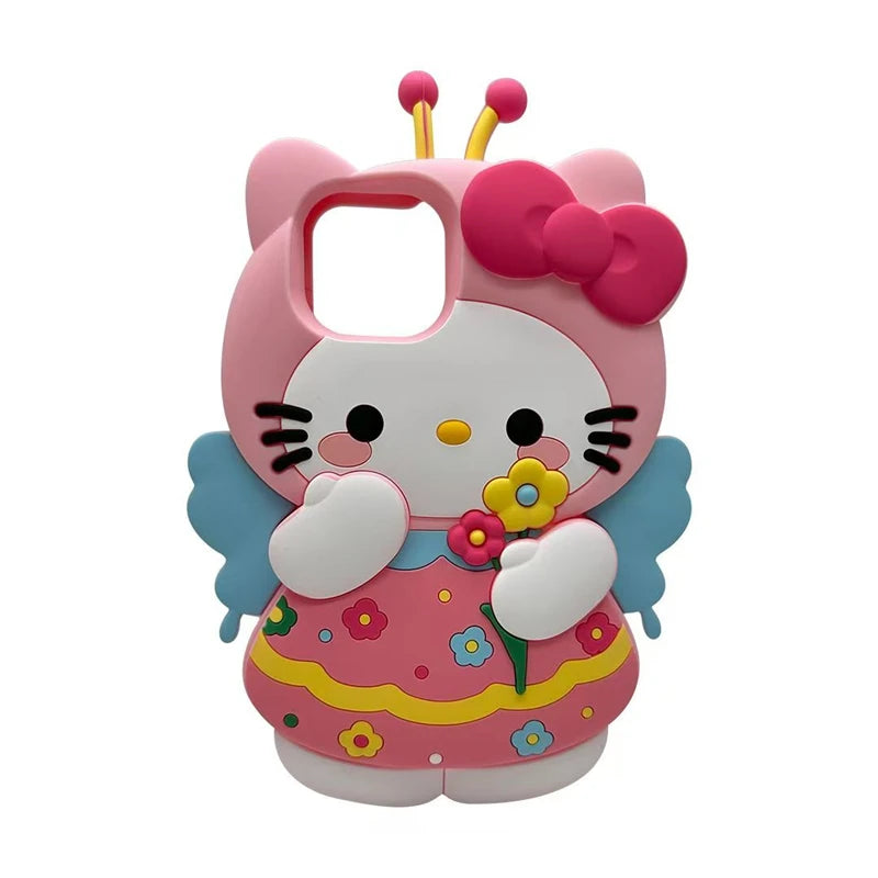 Sanrio Hello Kitty 3D Bow Silicone Phone Case