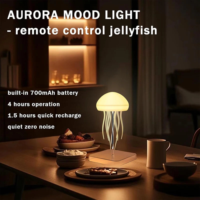 LED Jellyfish Lamp with Remote