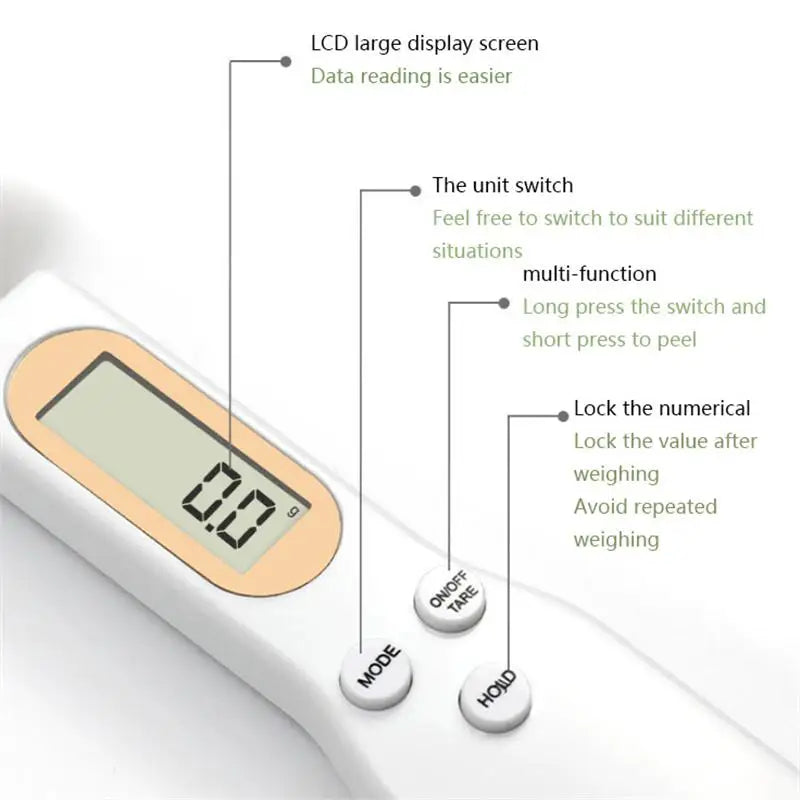 LCD Digital Measuring Spoon Kitchen Scale