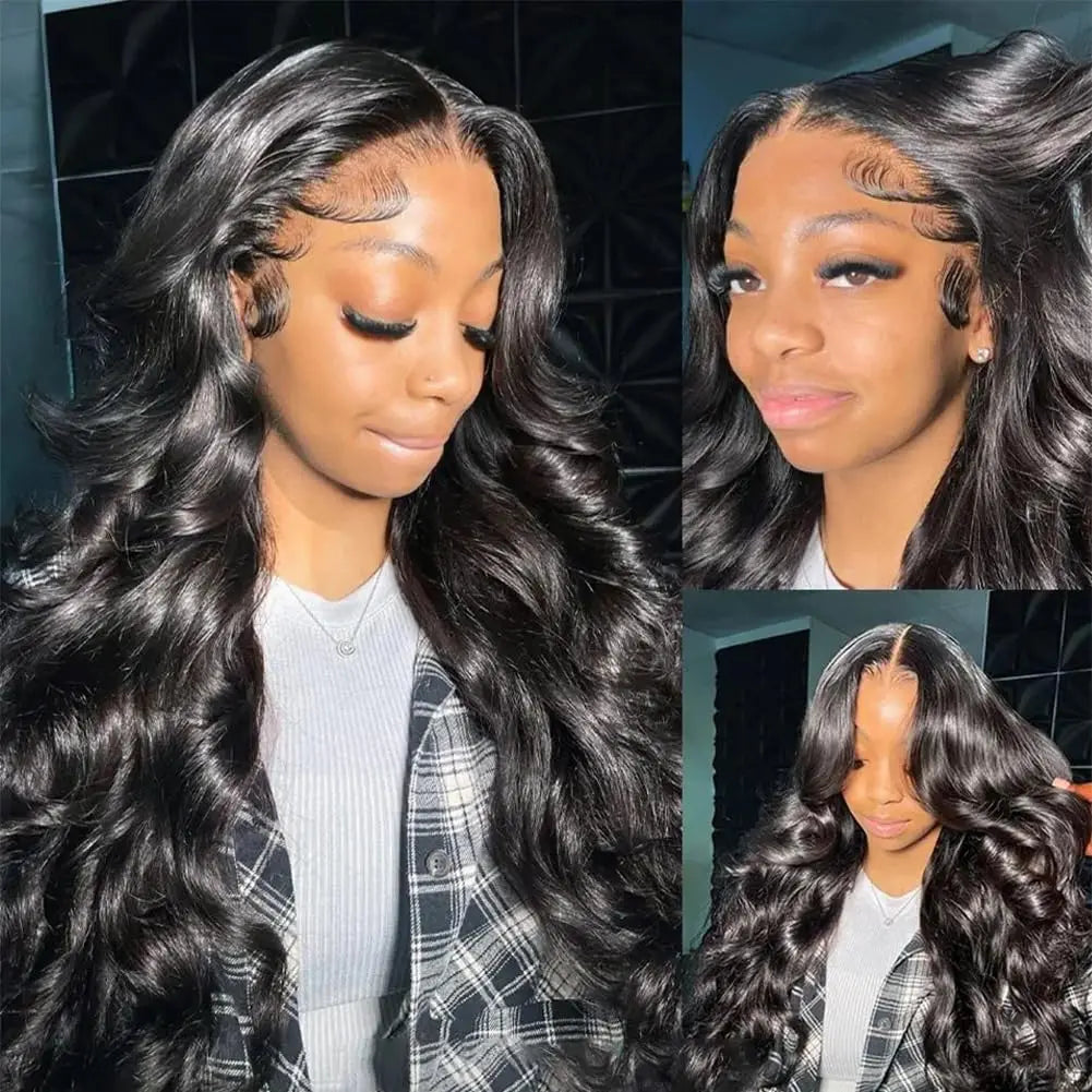 Deep Wave HD Lace Frontal Human Hair Wig – 250% Density
