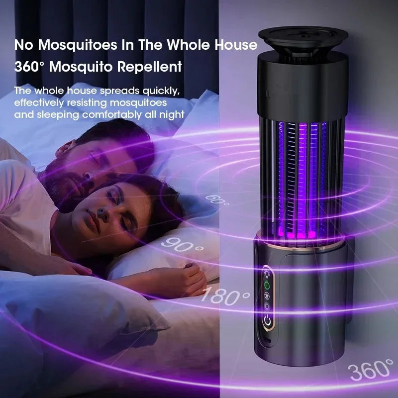 2-in-1 Rechargeable Mosquito Killer Lamp & Zapper