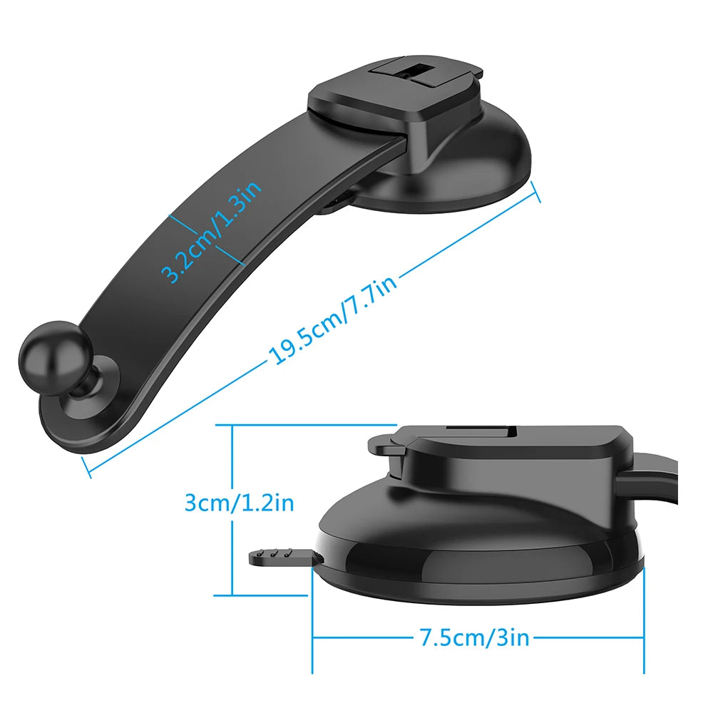 Foldable Suction Cup Car Phone Mount
