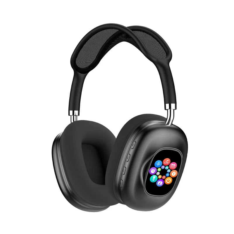 New 2-in-1 Wireless Bluetooth Headphones Detachable Smart Color Touchscreen Headset Portable Mini Speaker for Music Calls