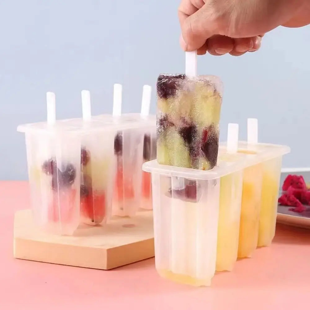 4-Link Popsicle & Ice Cream Mold with Lid