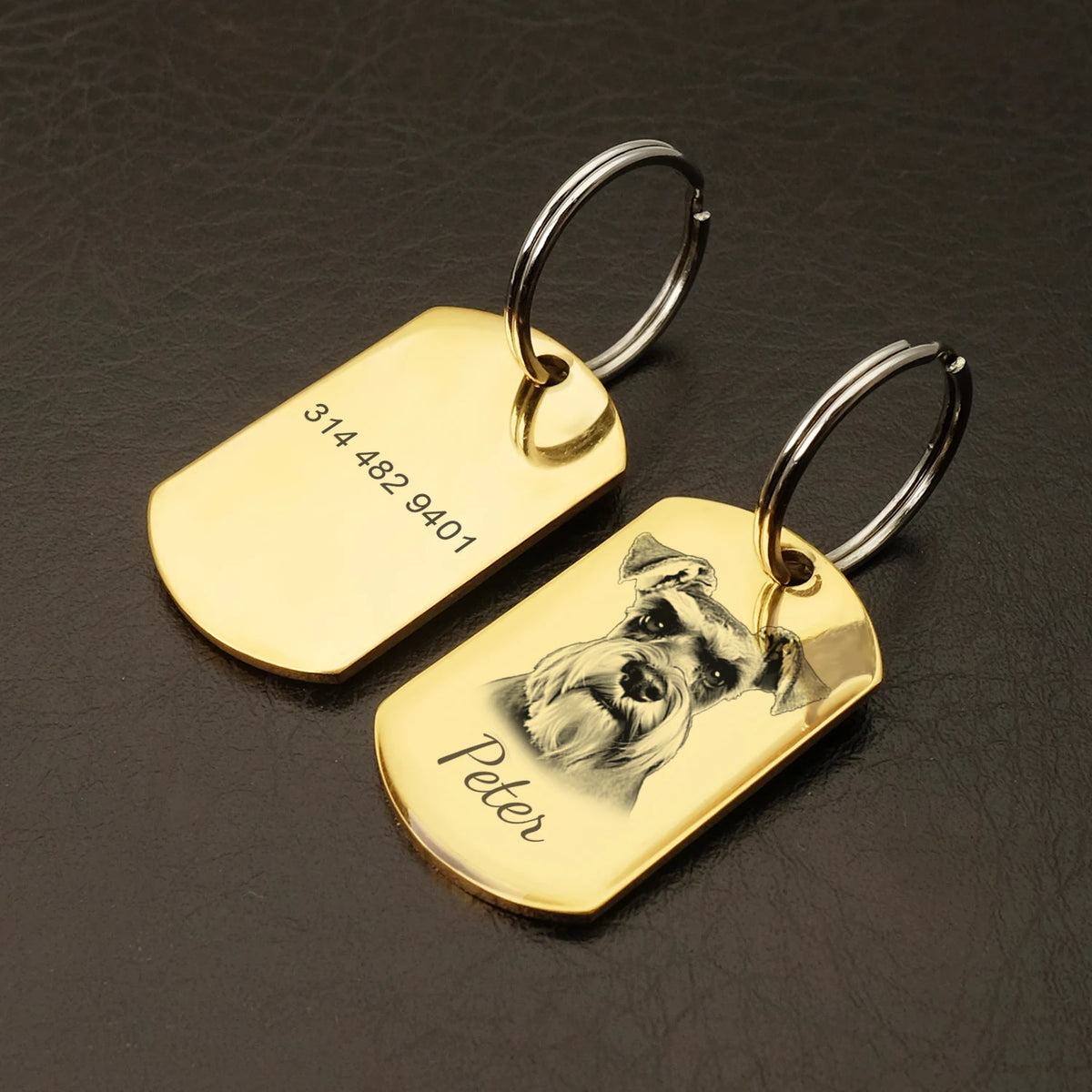 Personalized Pet ID Tag with Photo