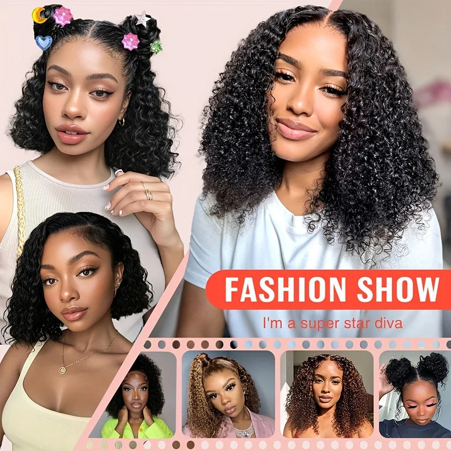 Deep Wave BOB Wig – 13x4 HD Lace Front, Glueless