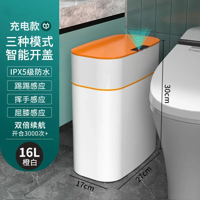 Smart Induction Electric Trash Can – Auto Open Lid