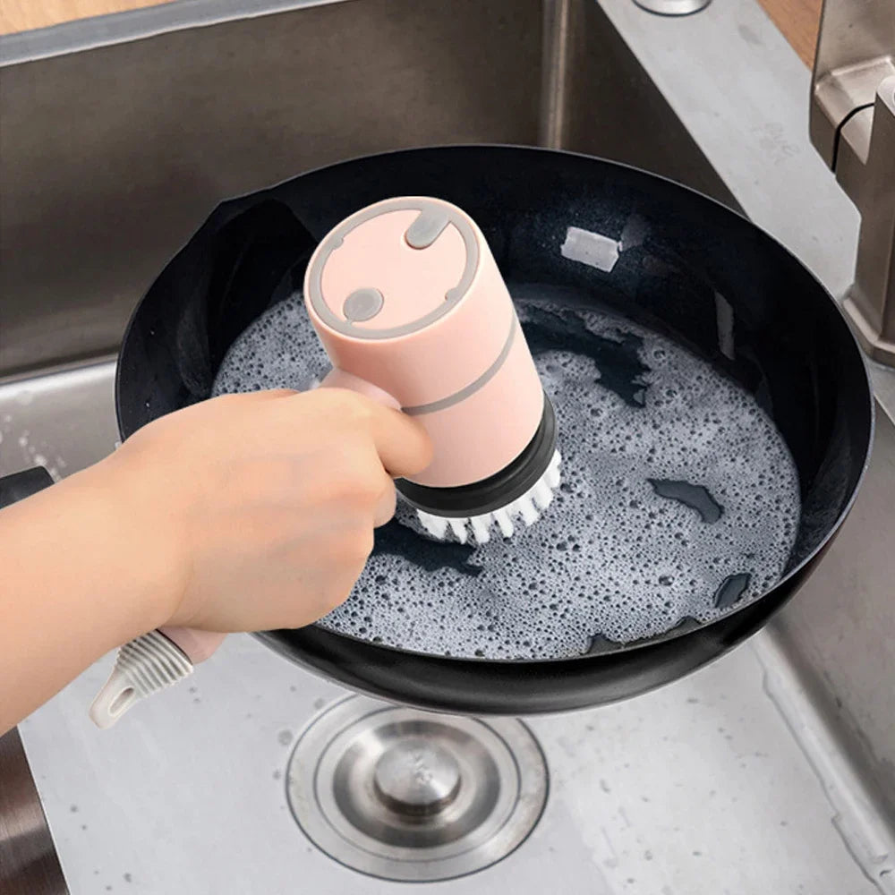 3-in-1 USB Rechargeable Electric Cleaning Brush