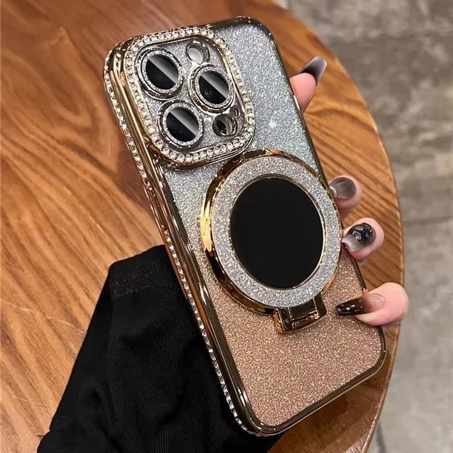 Luxury Jewelled Glitter Mirror iPhone Case