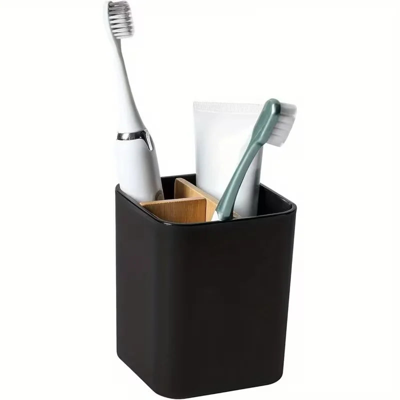 3-Compartment Toothbrush Organizer