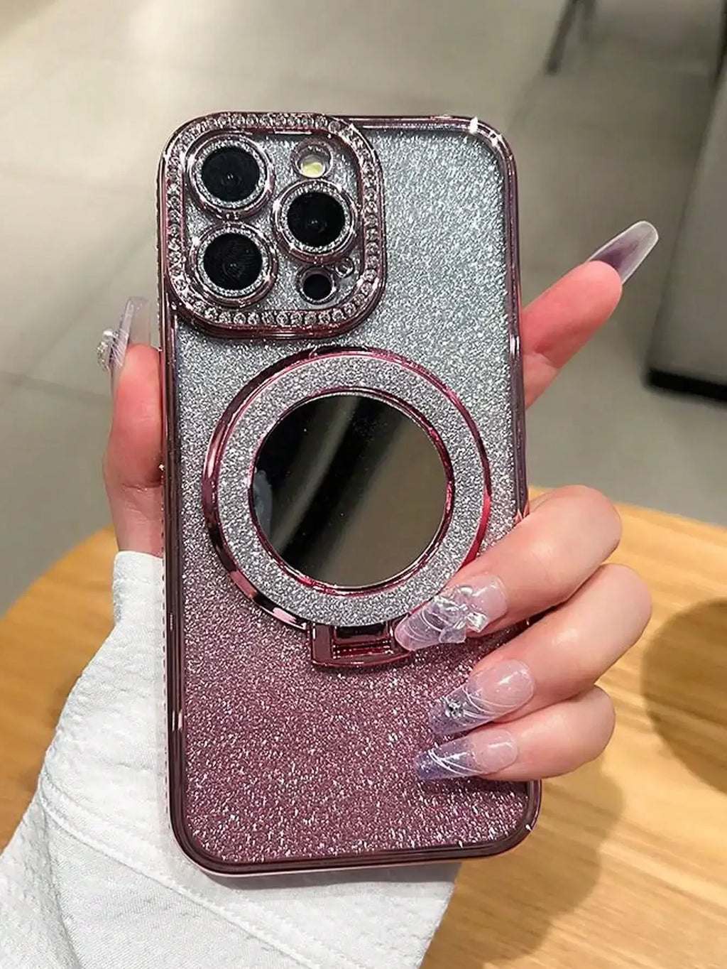 Luxury Jewelled Glitter Mirror iPhone Case