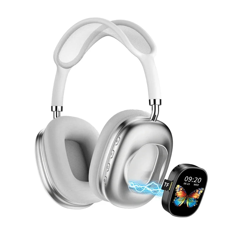 New 2-in-1 Wireless Bluetooth Headphones Detachable Smart Color Touchscreen Headset Portable Mini Speaker for Music Calls