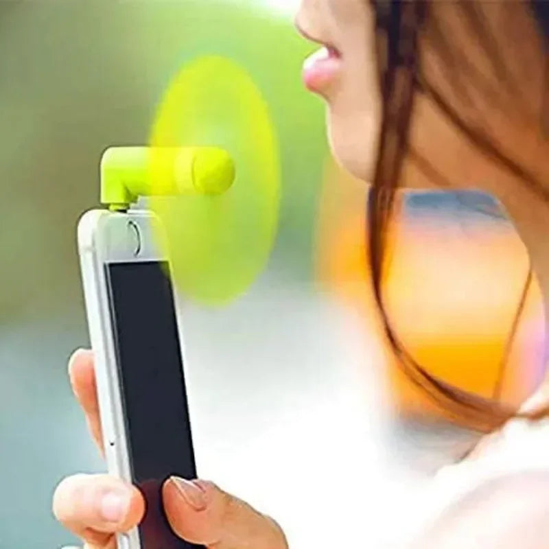 Type C Mini Phone Fan for Samsung Galaxy S23+ S23 S22 S21 S20 S20+ S10 S9,Note 20 9 8 A54 A24 A23 A14 A12, for OnePlus 11 10 N20