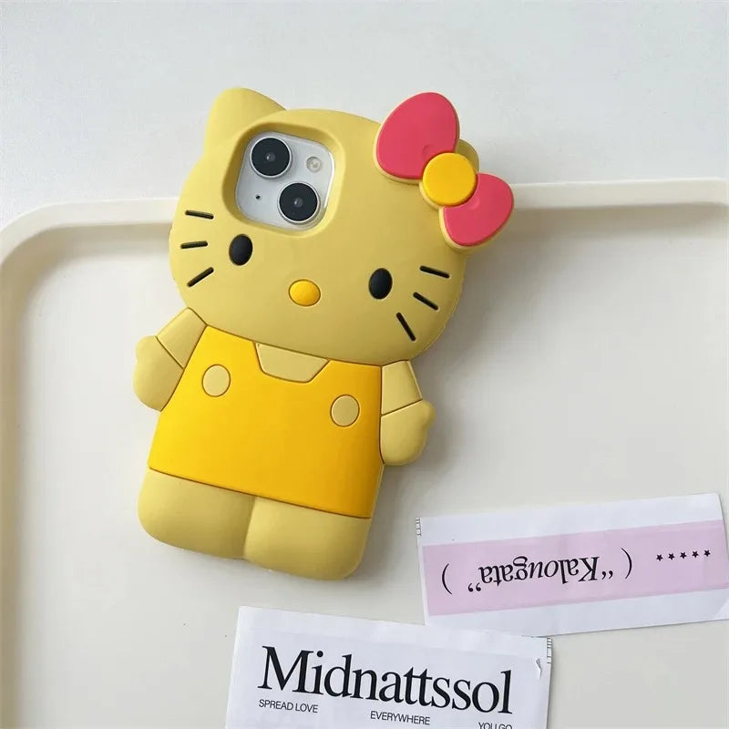Sanrio Hello Kitty 3D Bow Silicone Phone Case