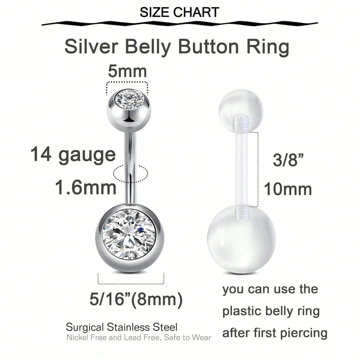 Belly Button Piercing Kit & Gun