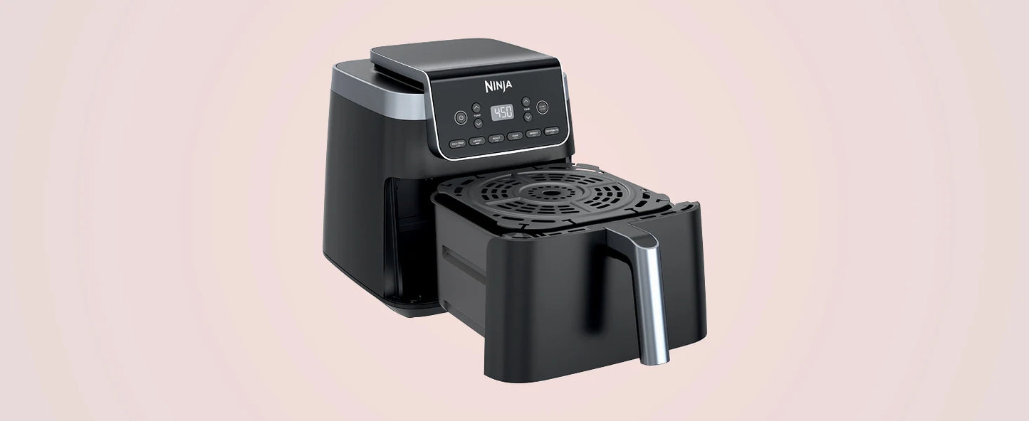 Ninja Air Fryer 6.5 QT Pro XL Capacity fits 9lbs of Wings  6-in-1 Max Crisp Reheat & Dehydrate Nonstick Basket Crisper Plate