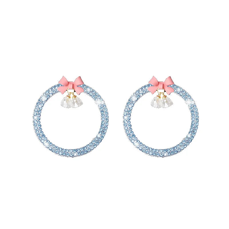 Rhinestone Bow Car Start Button Cover