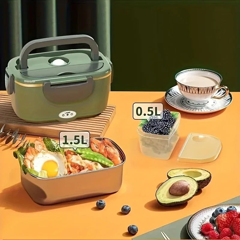 Portable Electric Lunch Box Food Warmer – 1.5L, 60W