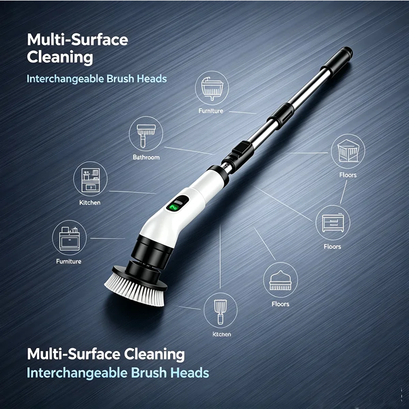 Cordless Electric Spin Scrubber