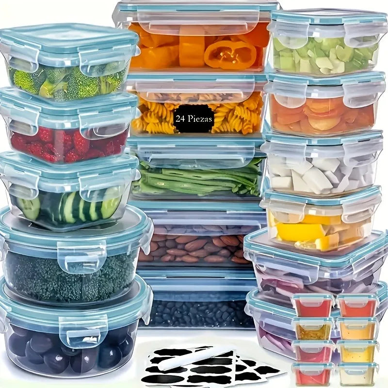 48-Piece BPA-Free Airtight Food Storage Set