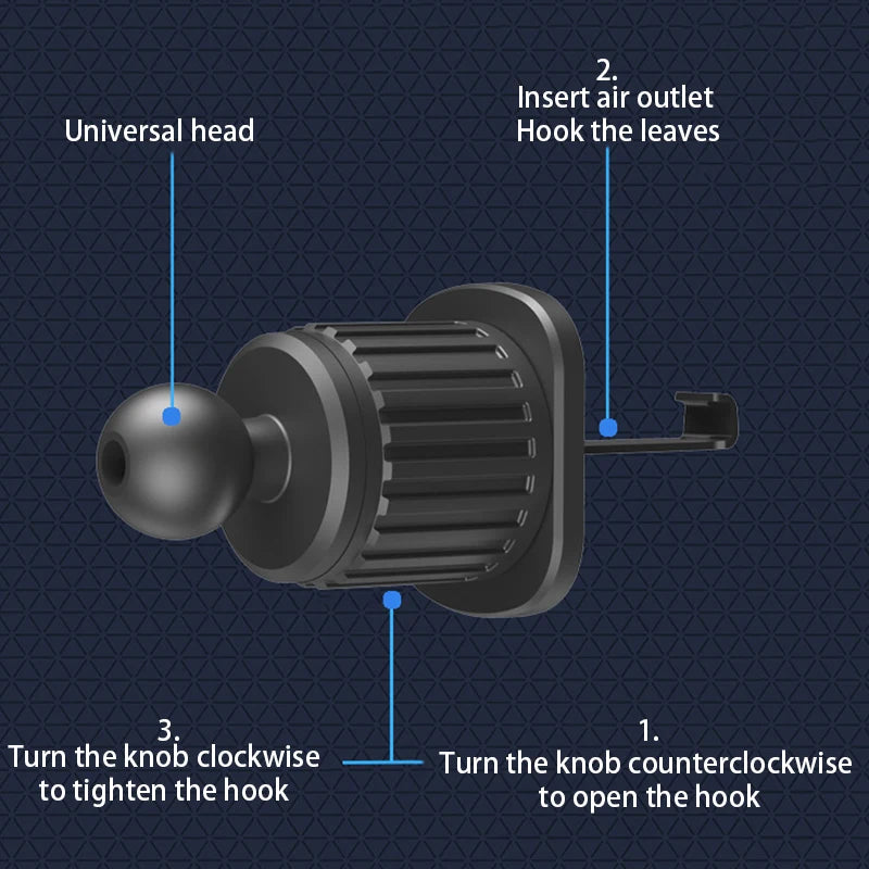SEAMETAL Car Vent Phone Mount