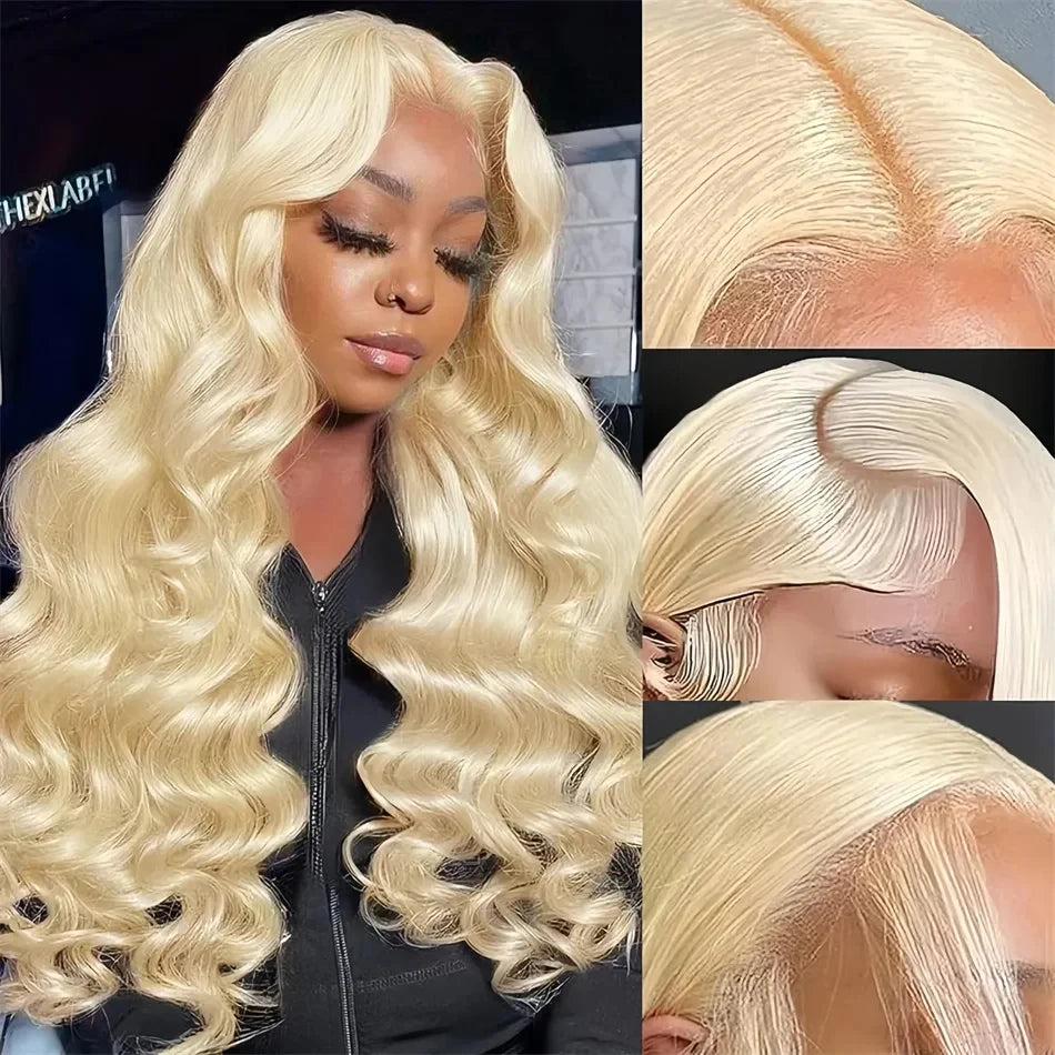613 Blonde HD Lace Frontal Wig 30" Body Wave