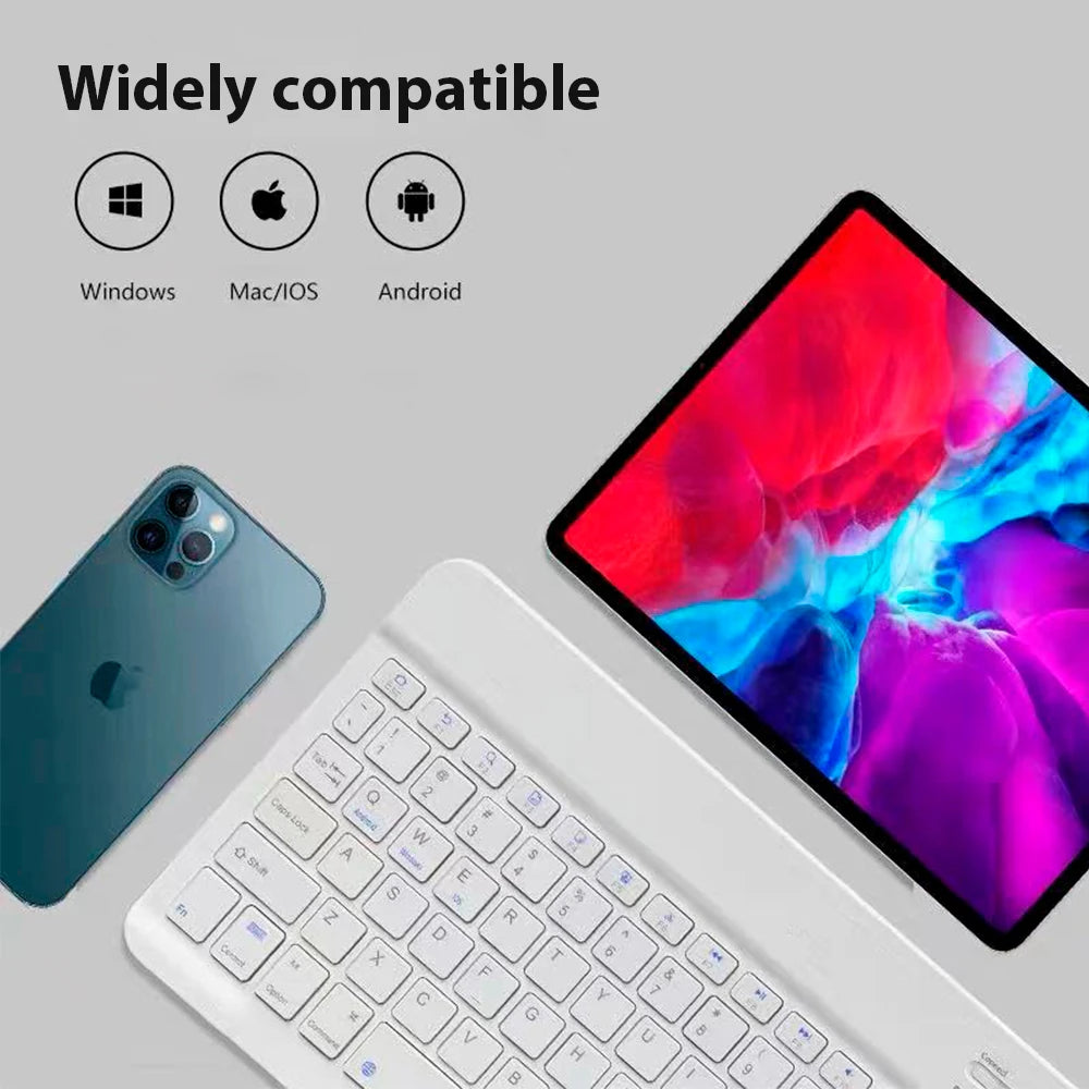 Mini Bluetooth Wireless Keyboard for Phone & Tablet
