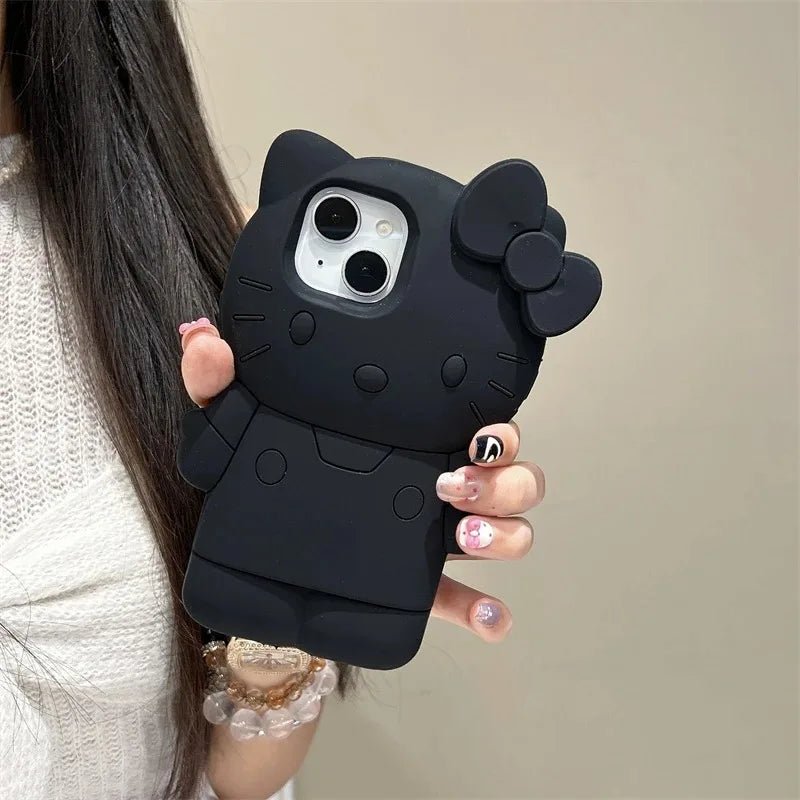 Sanrio Hello Kitty 3D Bow Silicone Phone Case