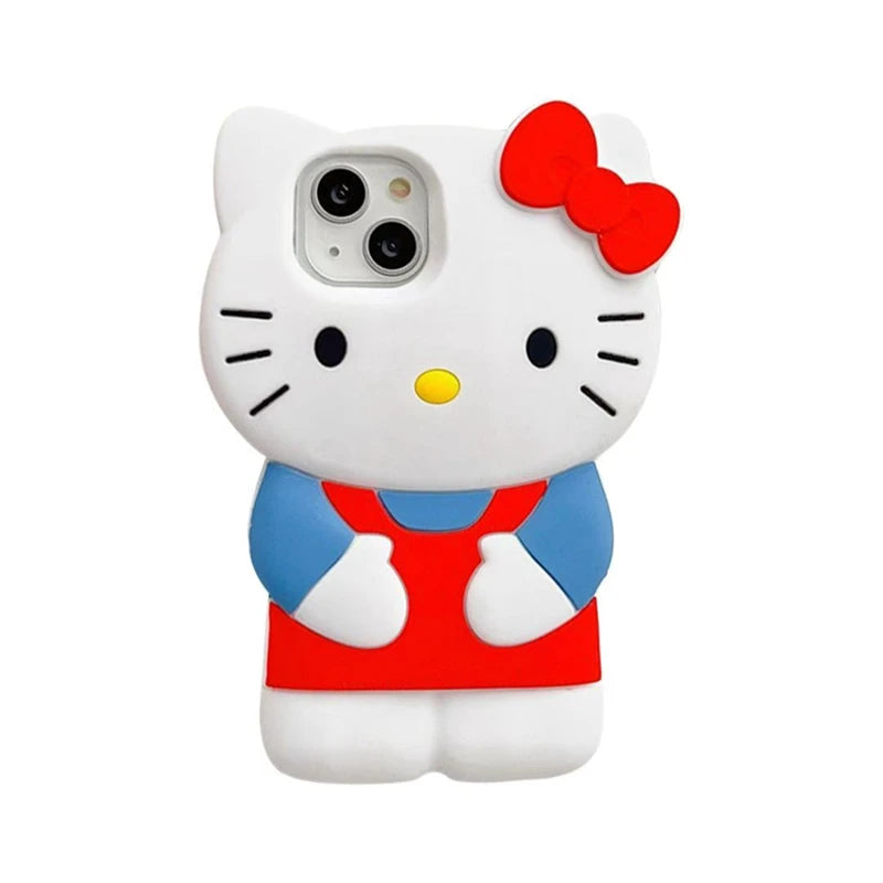Sanrio Hello Kitty 3D Bow Silicone Phone Case