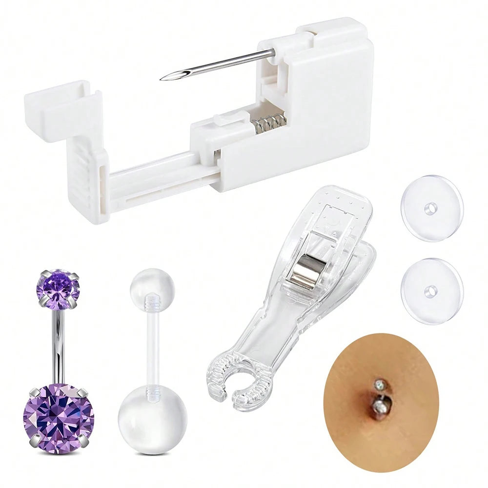 Belly Button Piercing Kit & Gun