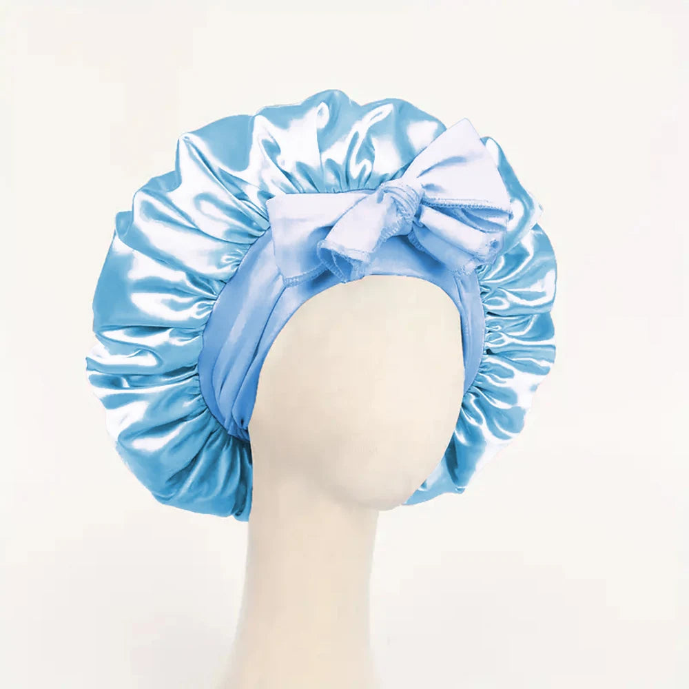 Adjustable Satin Silk Sleep Bonnet