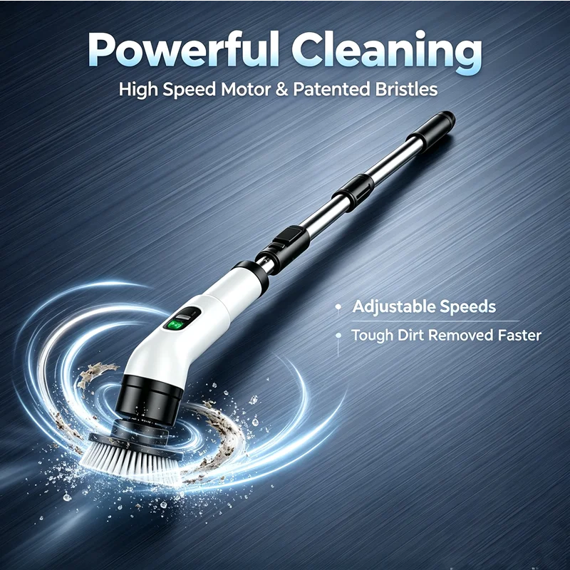 Cordless Electric Spin Scrubber