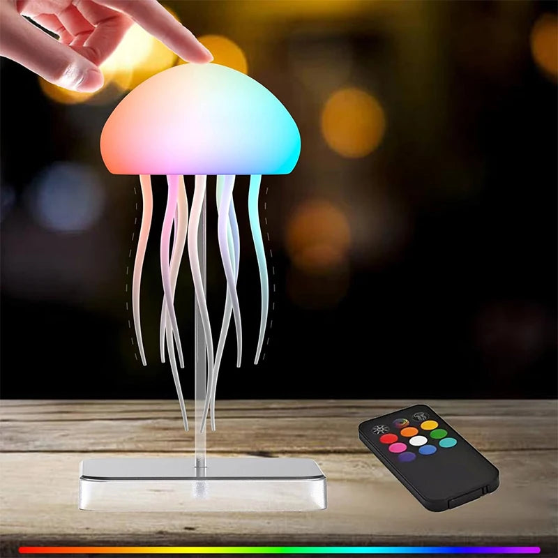 LED Jellyfish Lamp with Remote